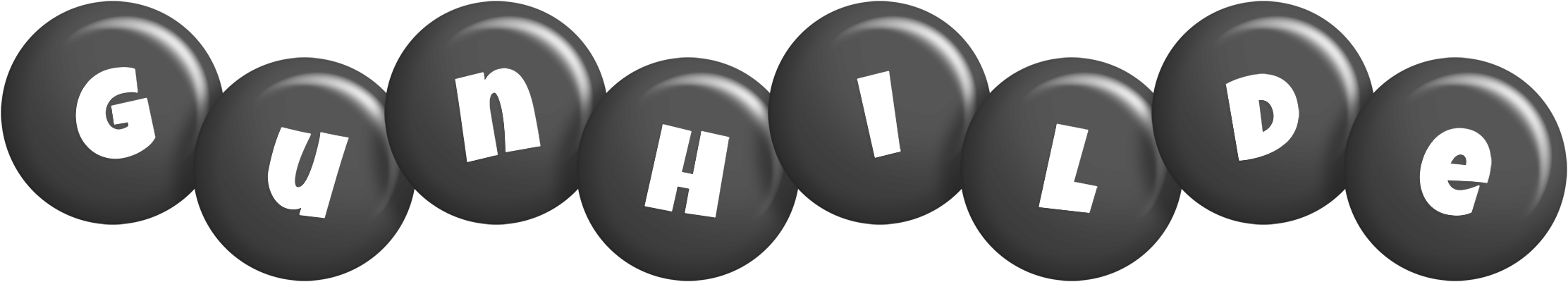 Gunhilde candy-black logo