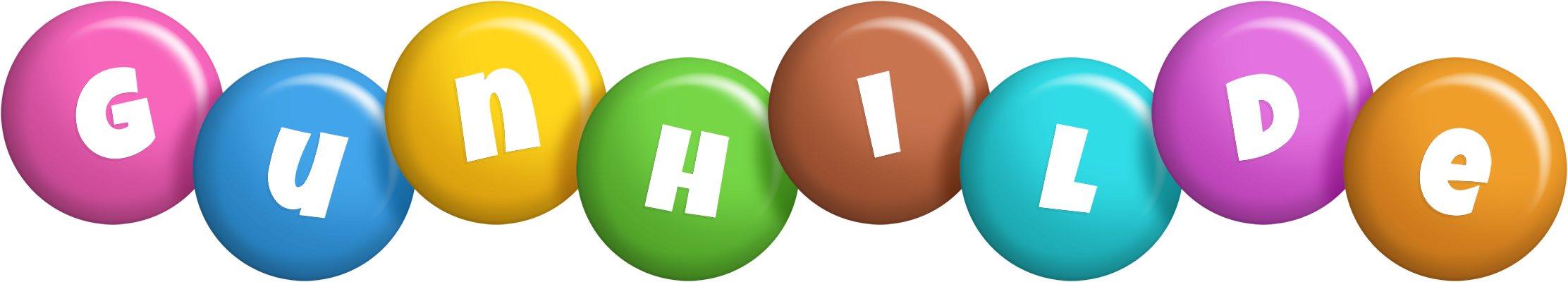 Gunhilde candy logo