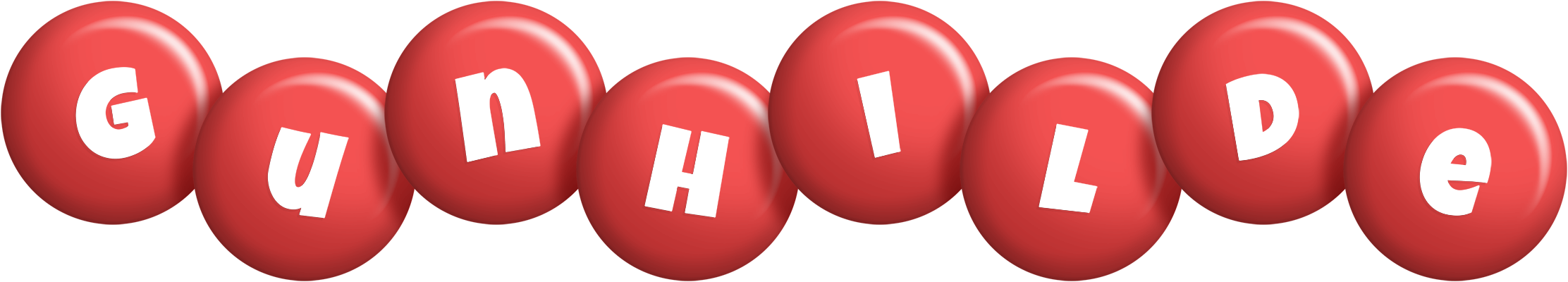 Gunhilde candy-red logo