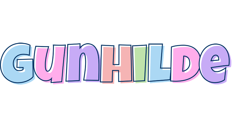 Gunhilde pastel logo
