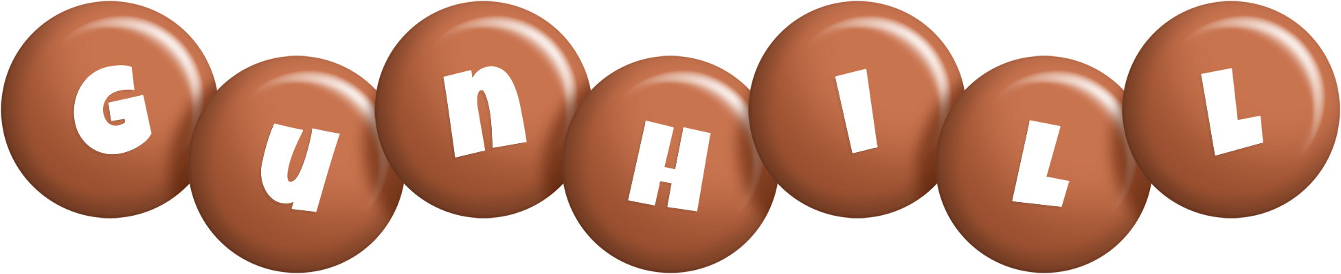 Gunhill candy-brown logo