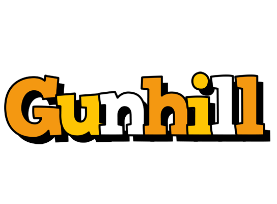 Gunhill cartoon logo