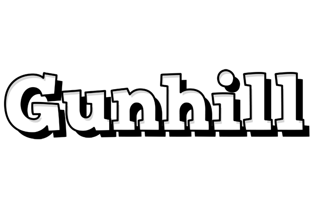 Gunhill snowing logo