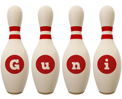 Guni bowling-pin logo