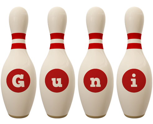 Guni bowling-pin logo