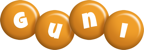 Guni candy-orange logo