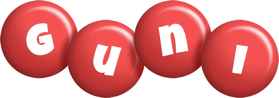 Guni candy-red logo