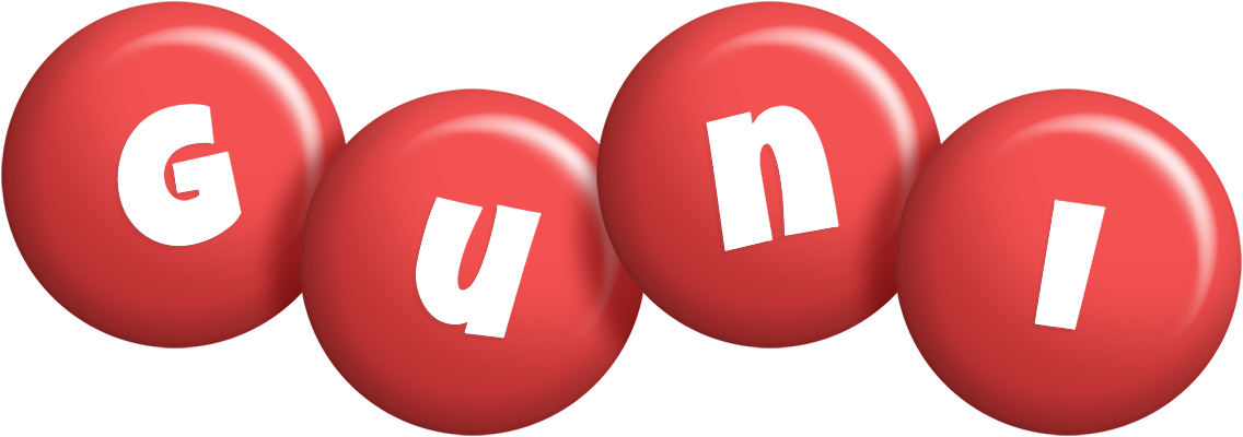 Guni candy-red logo