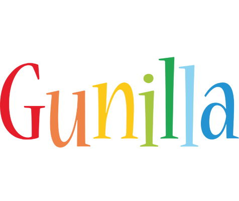 Gunilla birthday logo