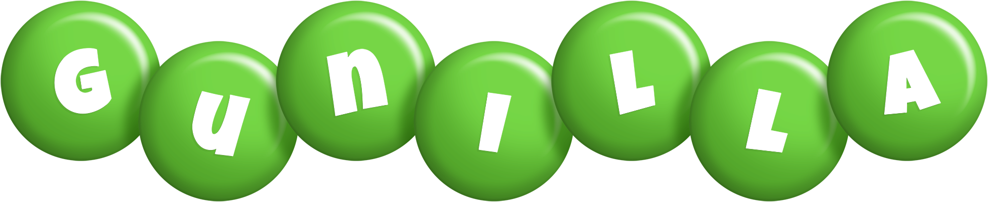Gunilla candy-green logo