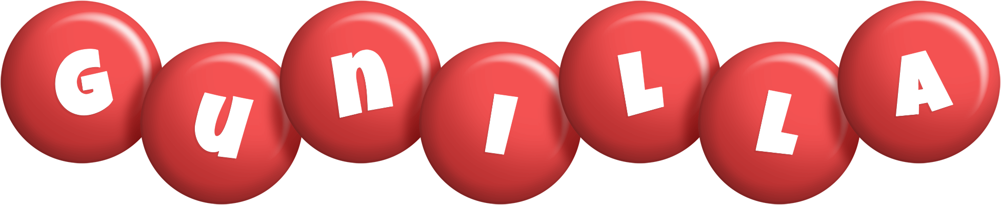 Gunilla candy-red logo