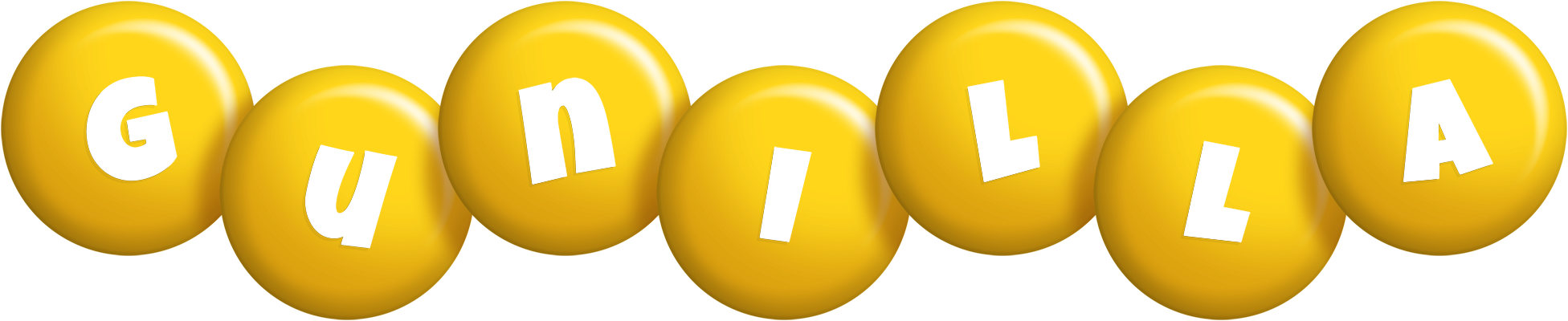 Gunilla candy-yellow logo
