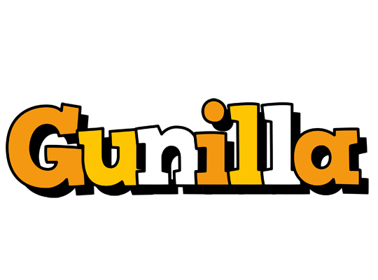 Gunilla cartoon logo