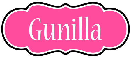 Gunilla invitation logo