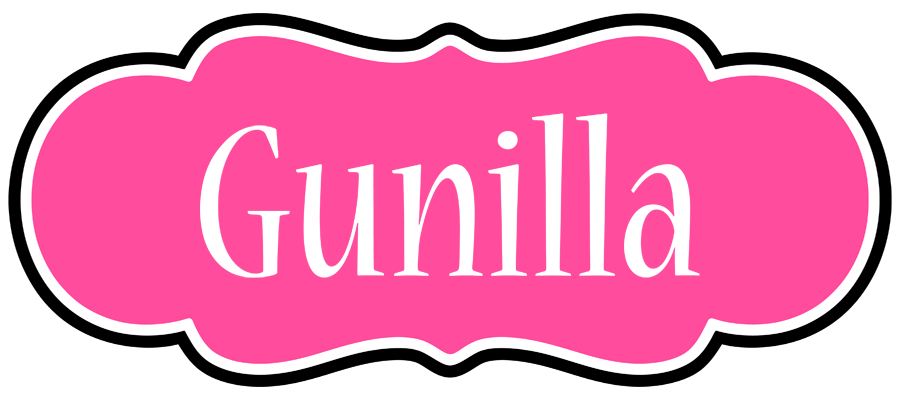 Gunilla invitation logo