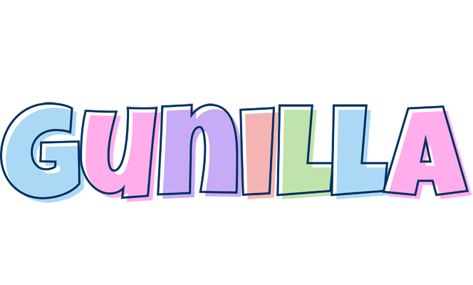 Gunilla pastel logo