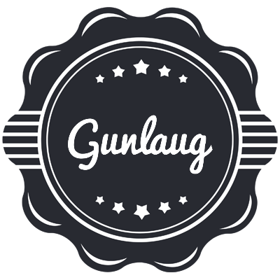 Gunlaug badge logo