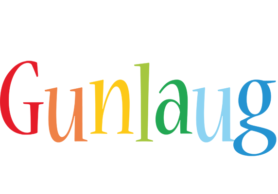 Gunlaug birthday logo
