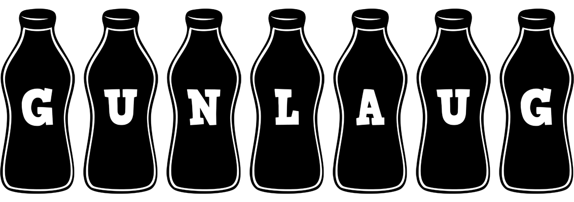 Gunlaug bottle logo