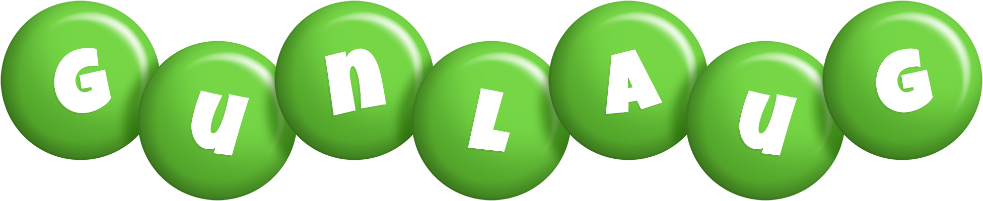 Gunlaug candy-green logo