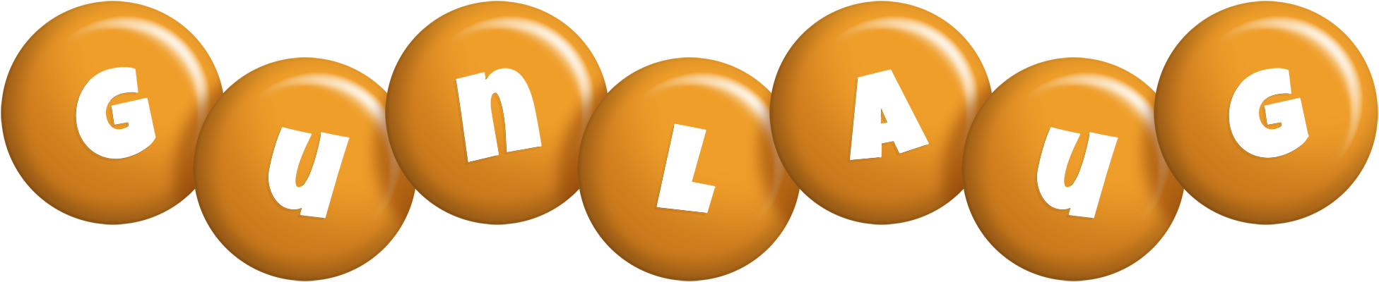 Gunlaug candy-orange logo
