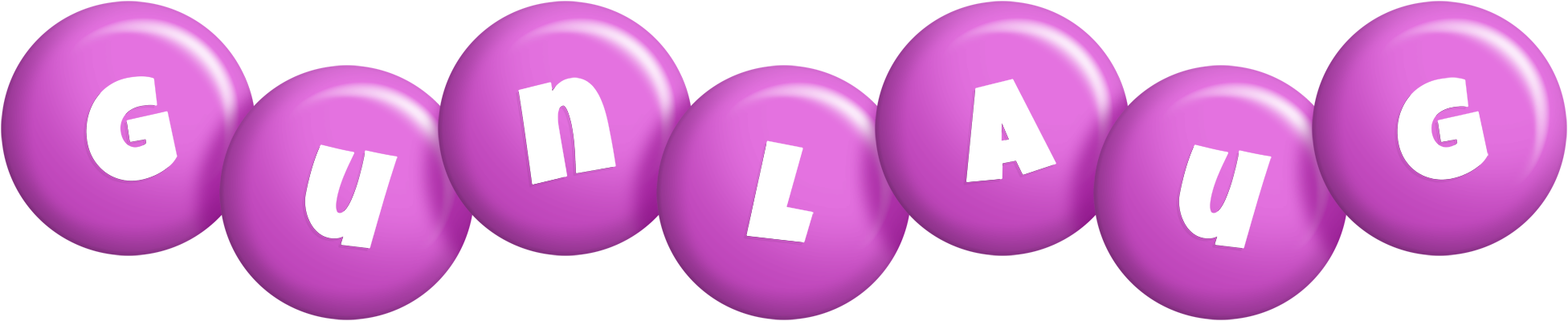 Gunlaug candy-purple logo