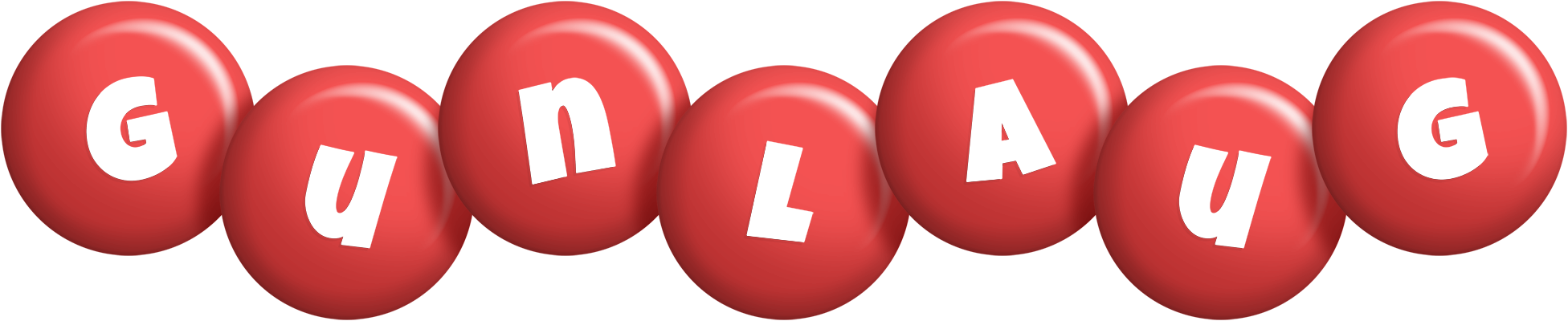Gunlaug candy-red logo