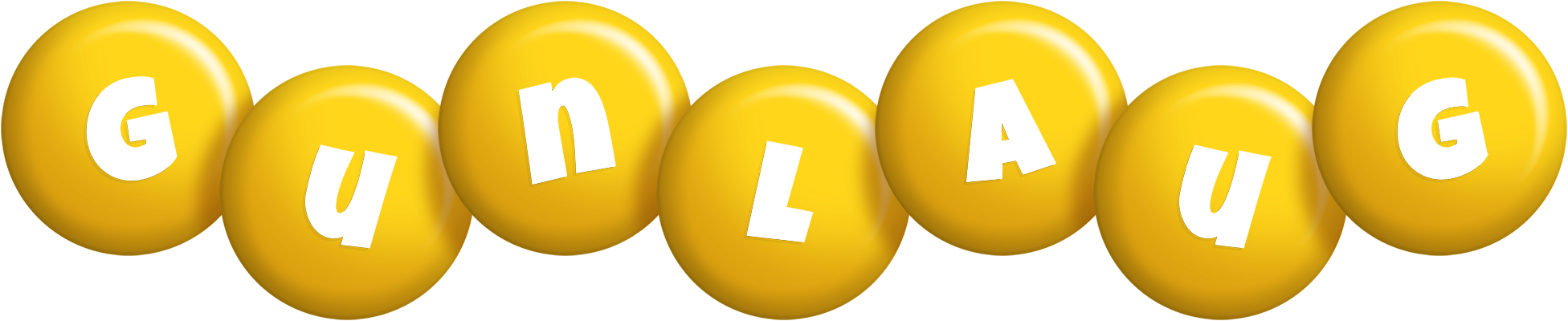 Gunlaug candy-yellow logo