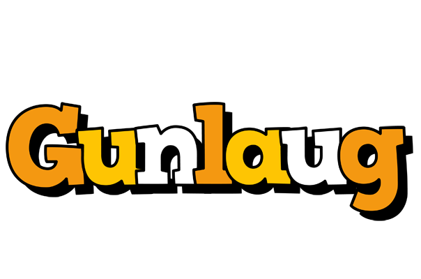Gunlaug cartoon logo