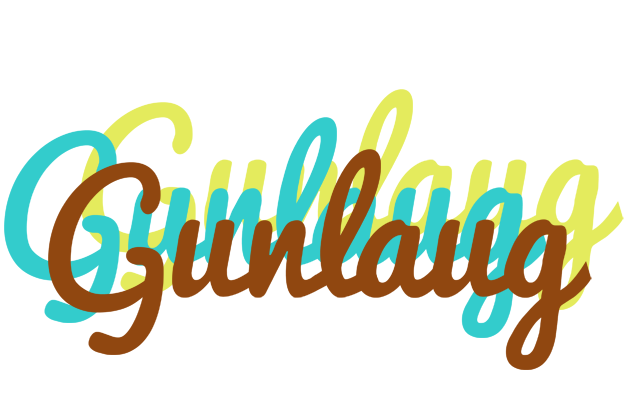 Gunlaug cupcake logo