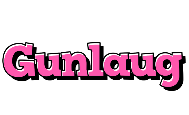 Gunlaug girlish logo
