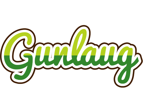 Gunlaug golfing logo