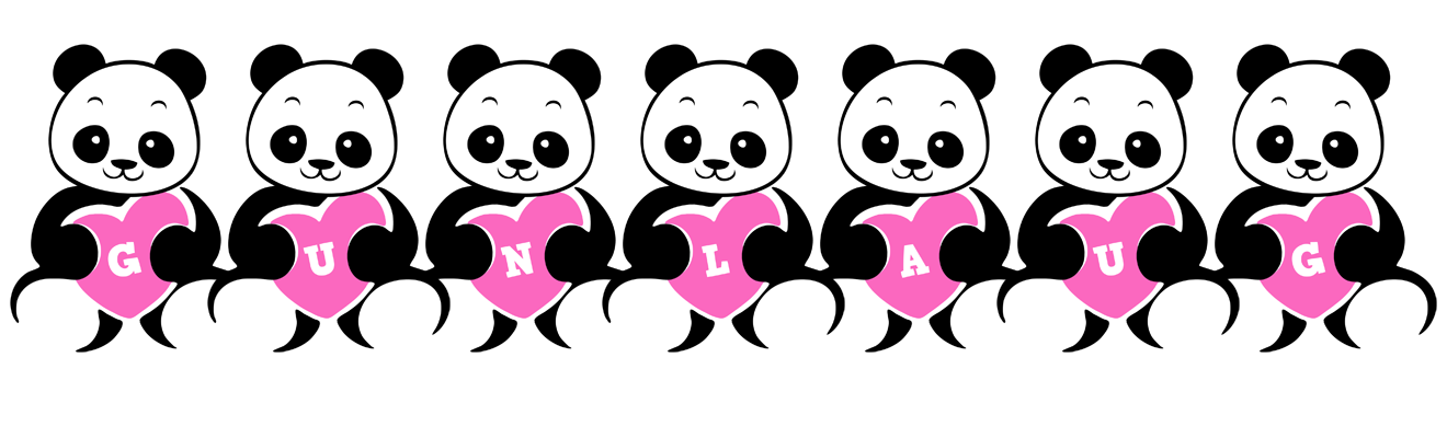 Gunlaug love-panda logo