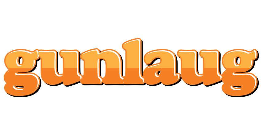 Gunlaug orange logo