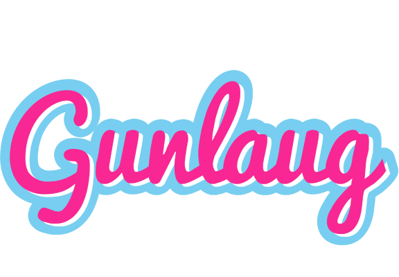 Gunlaug popstar logo