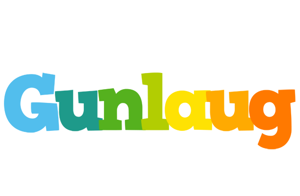 Gunlaug rainbows logo