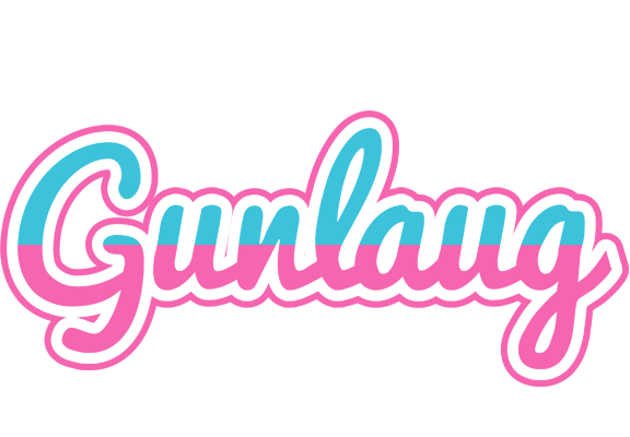 Gunlaug woman logo