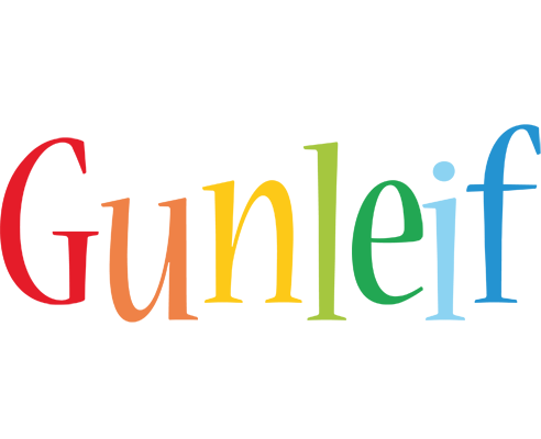 Gunleif birthday logo