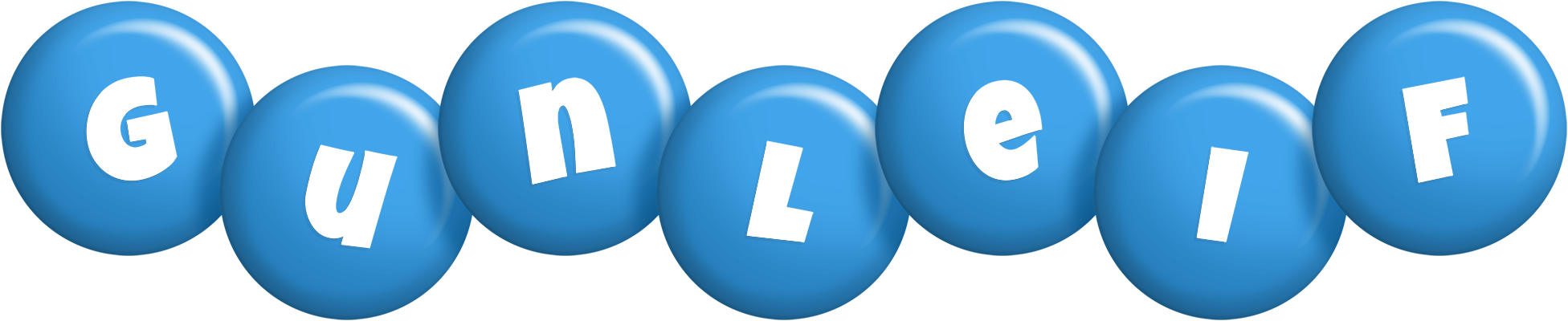 Gunleif candy-blue logo