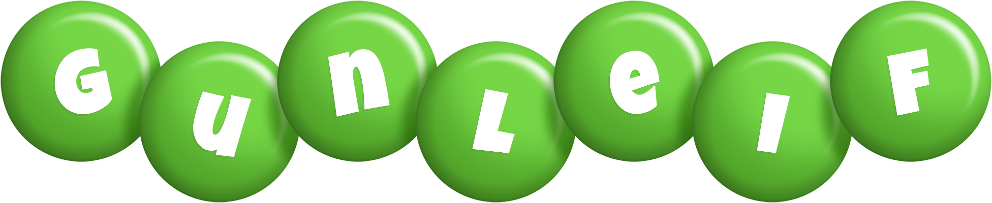 Gunleif candy-green logo