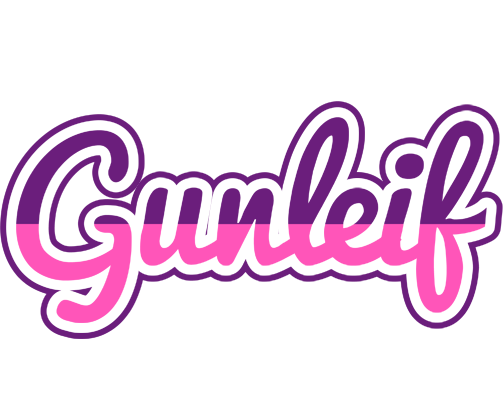 Gunleif cheerful logo