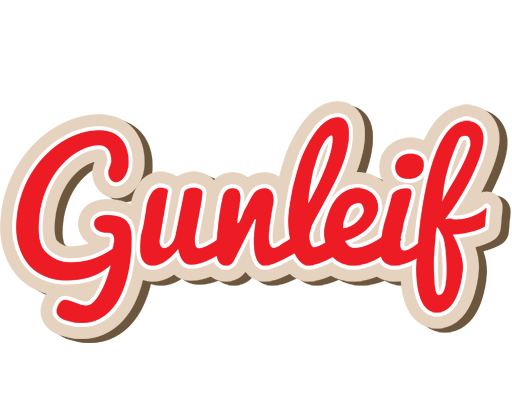 Gunleif chocolate logo