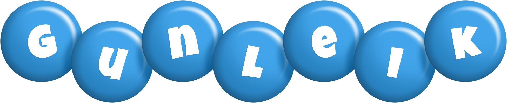 Gunleik candy-blue logo