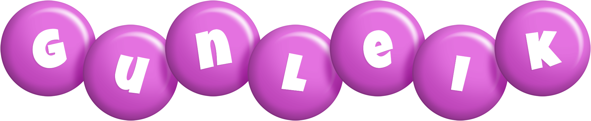 Gunleik candy-purple logo