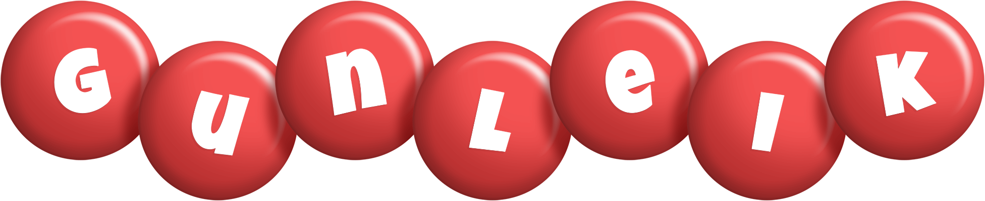 Gunleik candy-red logo