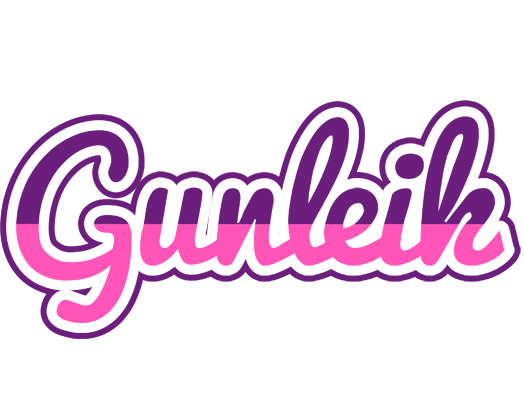 Gunleik cheerful logo