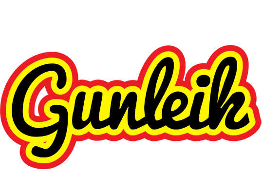 Gunleik flaming logo