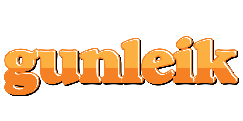 Gunleik orange logo