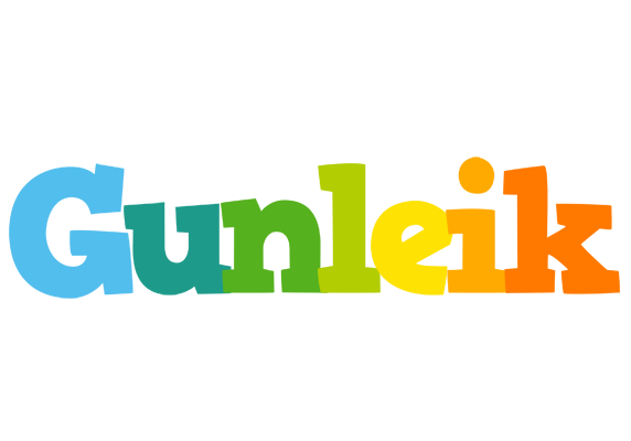 Gunleik rainbows logo