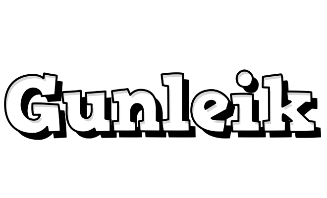 Gunleik snowing logo